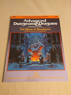 #ad Dungeons and Dragons Reprint of H2 The Mines Of Bloodstone $24.49