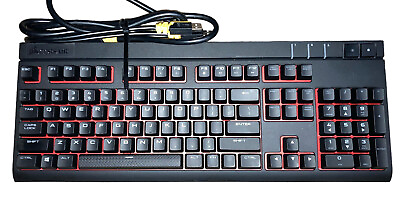#ad Corsair Gaming Strafe Mechanical USB Wired Red LED Backlit Keyboard RGP0046 $39.00