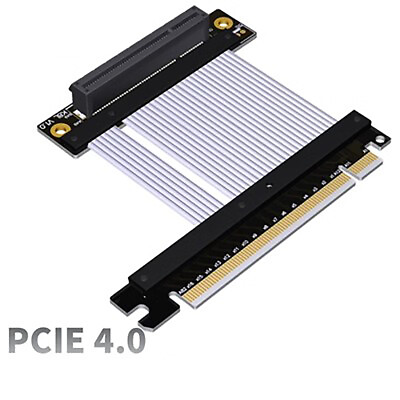 #ad PCI 4.0 x8 to x16 Riser Extender Adapter Cable for 1U U.2 NVMe SSD Graphics Card $49.94