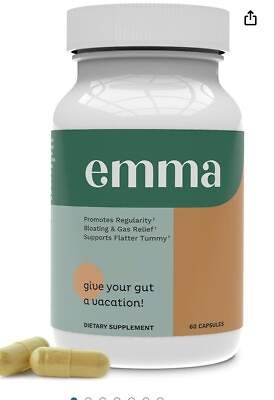 #ad NEW Sealed Emma Relief Gut Health Konscious Keto Bloating Regularity 60 Caps $63.99
