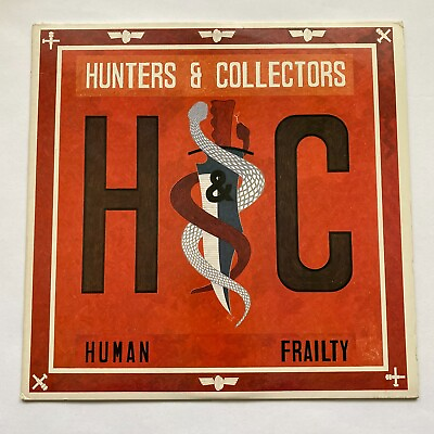 #ad Hunters amp; Collectors Human Frailty I.R.S. LP PROMO 12quot; Insert Original Sleeve $29.99
