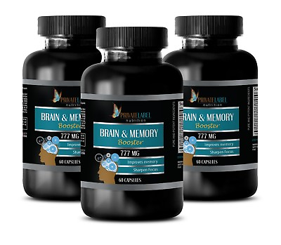 #ad Antioxidant vitamins BRAIN amp; MEMORY BOOSTER FORMULA immune support 3 Bot $53.01