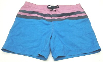 #ad $79 ORIGINAL PENGUIN Munsing Wear Mens Blue amp; Purple Swim Board Shorts Sz 38 $7.99