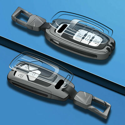 #ad Zinc Alloy Cover Protect Remote Holder Key Case Fob For Audi Q7 A5 Q5L RS5 TT RS $29.89