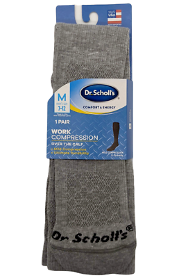 #ad Dr Scholls Mens Socks Work Over the Calf Compression 1 Pair Size 7 12 $13.99
