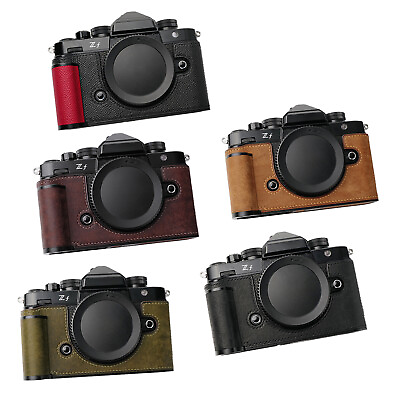#ad 1Pcs Half Case For Nikon Zf Camera Insert Leather Cover Kontice Handmade New $152.31