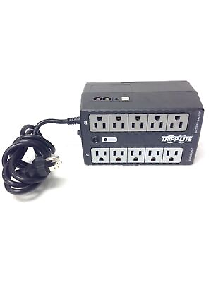 #ad TRIPP LITE Internet600U 10 Power Outlets Uninterruptible Power Supply w Cables $23.95
