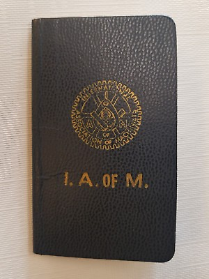 #ad 1966 International Association of Machinists Membership Book Stamp I.A. of M. $5.55