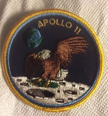 #ad NASA Apollo 11 Authentic 1969 patch Made By Lion Brothers Mint $15.00