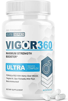 #ad Vigor 360 Ultra Testo Complex Elite Series Vigor360 Capsulas Pastilla 60 Capsule $23.95