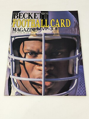 #ad Beckett Football Card Magazine Bo Jackson Cover #1 December 1989 VTG Bo Knows $18.99