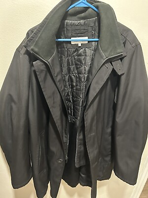 #ad #ad Calvin Klein Black Winter Rain Jacket $19.95