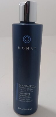 #ad NEW Monat Renew Shampoo w Rejuveniqe Full Size 237ml 8oz. Medium Thick Dry Hair $33.95