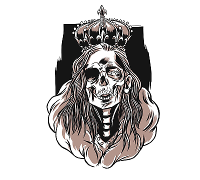 #ad Skeleton Queen Sticker $3.20