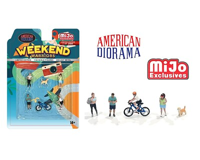 #ad American Diorama Figures Weekend Warriors 2402 1 64 $10.99