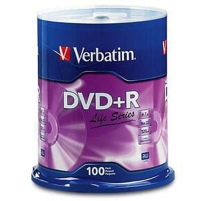 #ad DVDR 4.7GB 16x Recordable Blank Disc 100 Pack Spindle $22.77