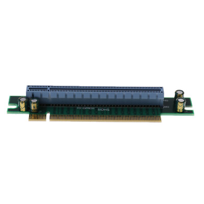 #ad pci 16x riser Card 90° Right Angle Riser Adapter Card for $7.91