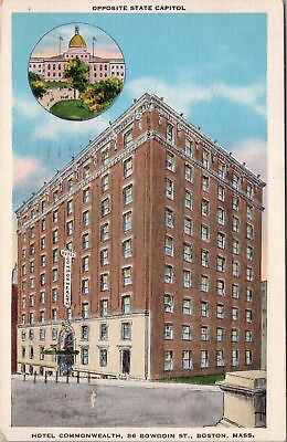 #ad Hotel Commonwealth Boston Mass. Postcard PC494 $4.99