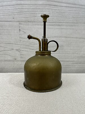 #ad Vintage Brass Copper Water Oil Mister Atomizer Decor Made In Hong Kong $14.98