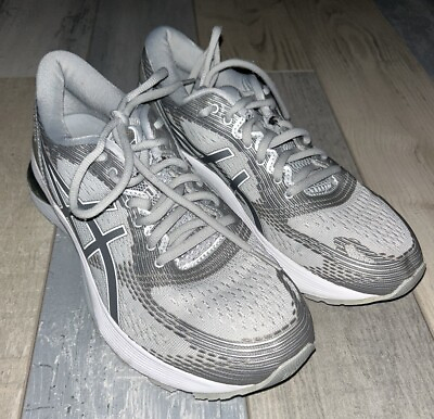 #ad VGC ASICS Gel Nimbus 21 Womens Size 8.5 Running Shoes Gray $34.95
