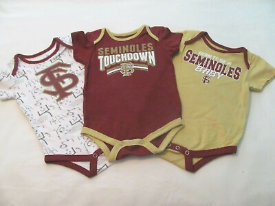 #ad NWOT 24 MO. GEN 2 FLORIDA STATE SEMINOLES S S ONE PIECE VARIOUS STYLES AVAILABLE $10.99
