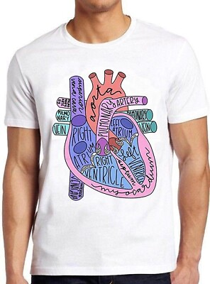#ad Anatomy of Heart Healthy Life Vegan Meme Movie Anime Funny Gift Tee T Shirt M913 GBP 6.35