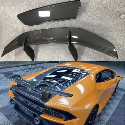 #ad Carbon Fiber Car Rear Spoiler Wing for Lamborghini Huracan LP610 LP580 $854.05
