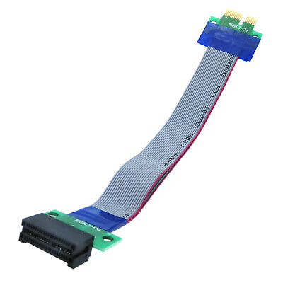 PCI e Extension Cable Riser Card Flex Ribbon PCI Express 18 pin X1 20cm Wire $8.79