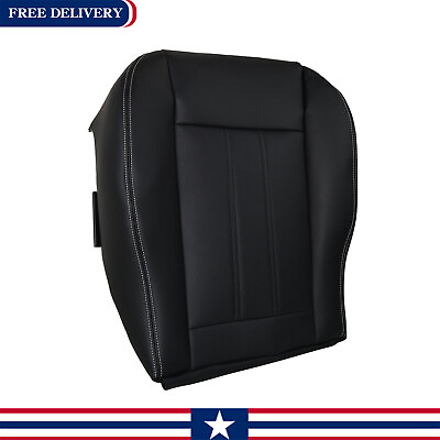 #ad 2011 2016 Fits CHRYSLER TOWN amp; COUNTRY Driver Bottom Leather Seat Cover Black $45.99