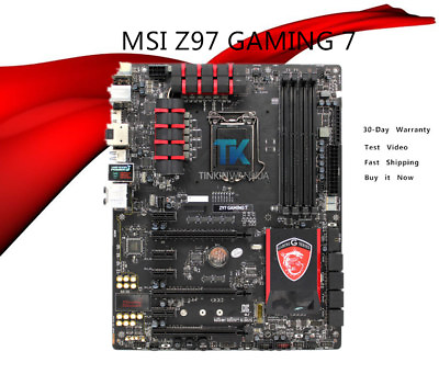 #ad for MSI Z97 GAMING 7 Intel Motherboard LGA 1150 HDMI SATA 6Gb s $245.80