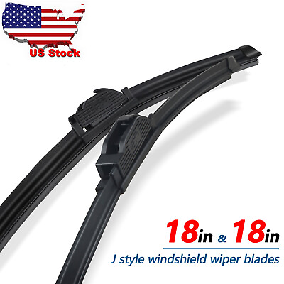 #ad #ad All Season Wiper Blades size 18quot; amp; 18quot; Windshield Front Right amp; Left Set of 2 $7.98
