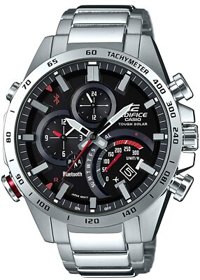#ad CASIO Men#x27;s Solar Wrist Watch EDIFICE TIME TRAVELLER EQB 501XD 1AJF $204.06