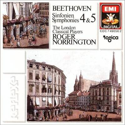 #ad Beethoven: Symphonies 4 5 The London Classical Players Norrington GOOD $5.43