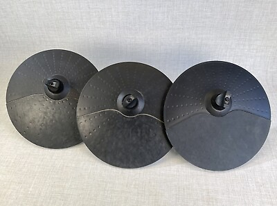 #ad SImmons CPS 5 Electronic Drum 10quot; Crash Cymbal Pad w Mount Lot of 3 SD5X $29.99