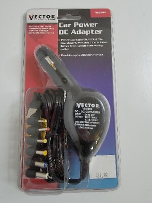 #ad Multi Port Car Power DC Adapter VEC009 12V DC Converter Charge Anything Vector $7.99