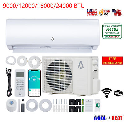 #ad 9000 12000 18000 24000Btus Mini Split Air Conditioner Heat Pump Ductless 23 Seer $579.49