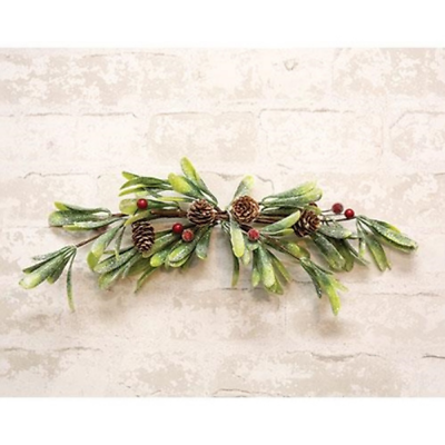 #ad Merry Mistletoe Faux Botanical 16quot; W Swag $11.95