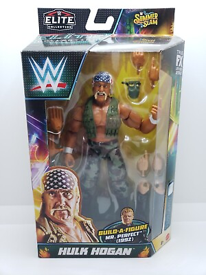 Mattel WWE Elite SummerSlam Series Hulk Hogan Camo Gear 6quot; Figure IN STOCK $29.99