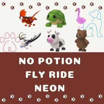#ad Mega Neon Fly Ride No Potion MFR NFR FR ✨🎉 Adopt Me $1.74