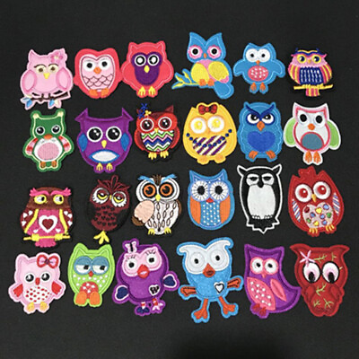 #ad 24 Pcs Patches for Clothes Sewing Decorative on Badges Applique $9.45