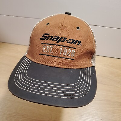 #ad SNAP ON Est 1920 Hat Strapback Baseball Vintage Cap Dad Trucker $31.99