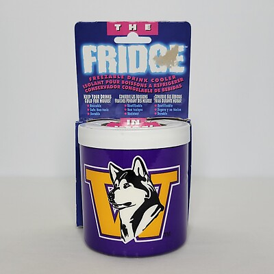 #ad The Fridge Freezable Drink Cooler Koozie Washington Huskies College Football $74.03