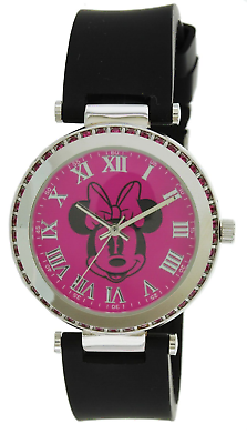 #ad Disney Minnie Mouse Womenquot;s Watch With Rubber Band MN1708 $22.99