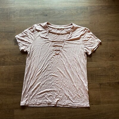 #ad Detailed T shirt Heart amp; Hips Slit Veck Crew Neck Short Sleeve Tshirt For Women $13.20
