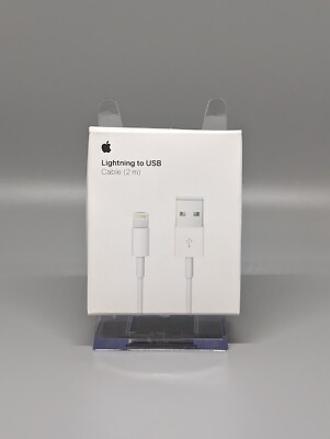 #ad Genuine Apple MD819AM A 2 Meter Lightning to USB Cable Open Box $11.20