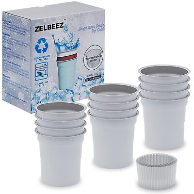 #ad Chill Aluminum Cups Dishwasher Safe 16 oz. Color Coated Cups 100% Recyclab... $43.08