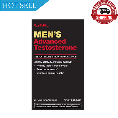 #ad Gnc Mens Advanced Testosterone Supports Healthy Testosterone Levels 60 Count $30.88