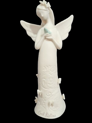 #ad Hallmark quot;God Listensquot; Butterfly Angel Figurine 8 1 2quot; $30.00