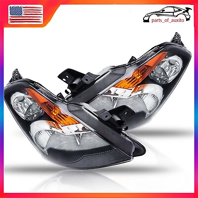#ad For Nissan Altima 4dr 2007 2009 Driver amp; Sides Passenger Headlight Assembly 2Pcs $113.99
