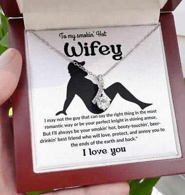 #ad To My Wife Necklace Christmas Gifts For Women Anniversary unique Gift For Wife $35.99